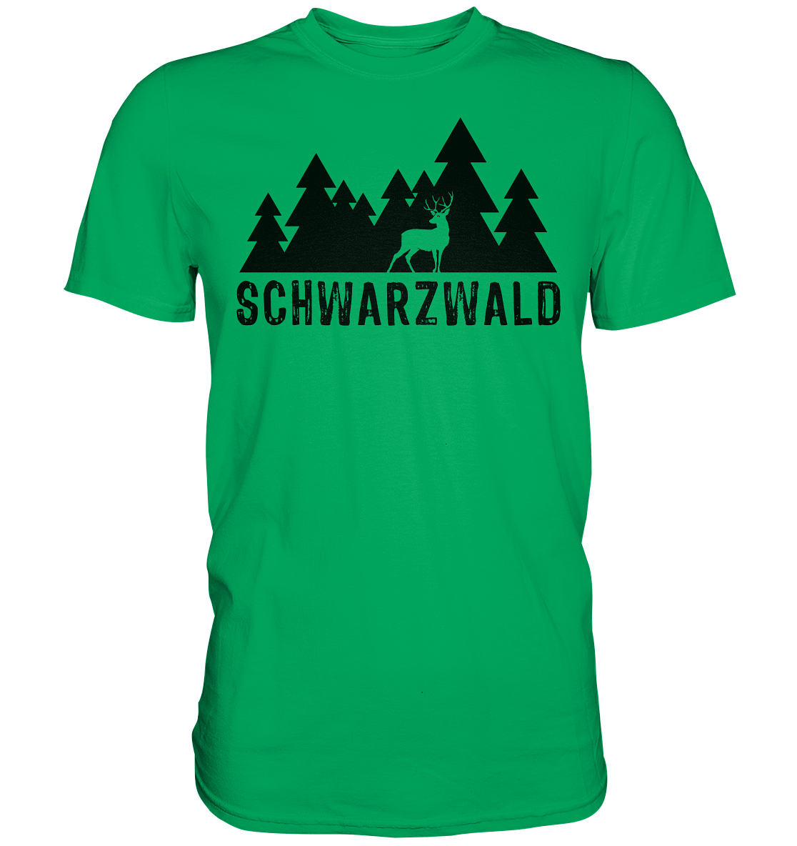 Schwarzwald Hirsch | Premium T-Shirt