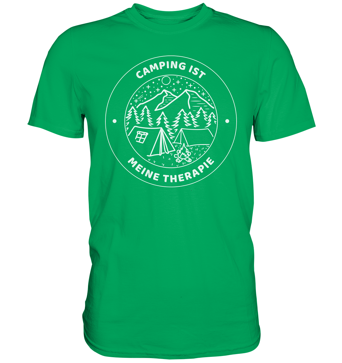 Camping ist meine Therapie | Organic T-Shirt