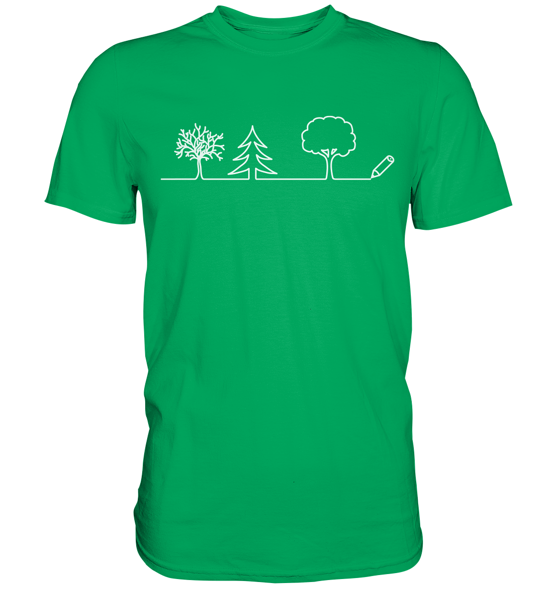 Bäume zeichnen | Organic T-Shirt