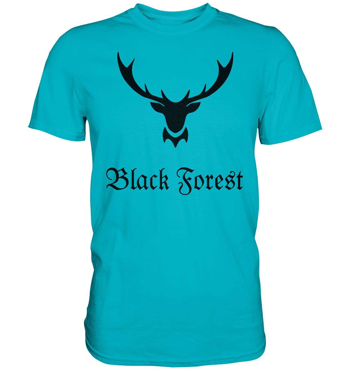 Black Forest Hirschgeweih | Unisex Premium T-Shirt