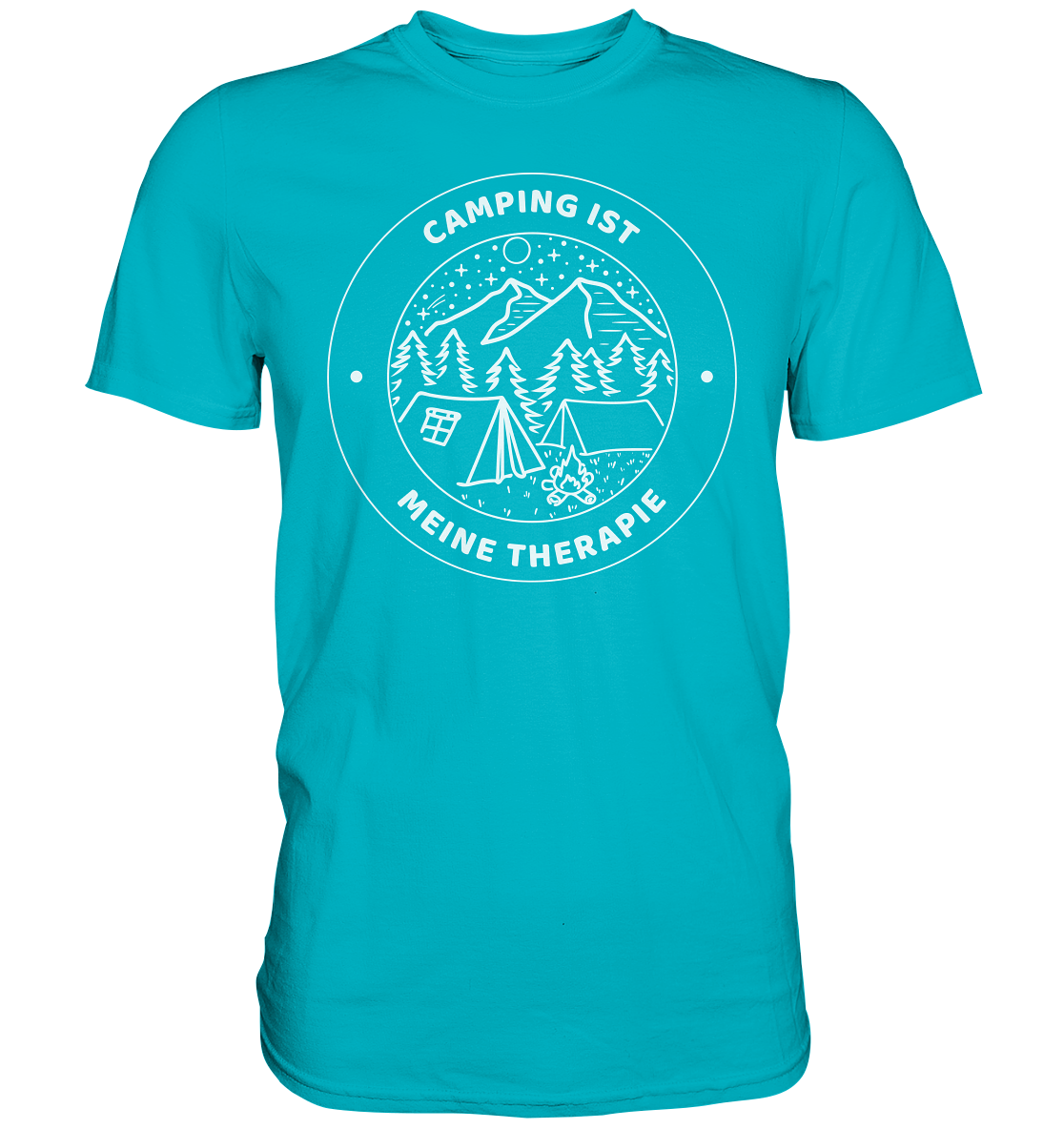 Camping ist meine Therapie | Organic T-Shirt