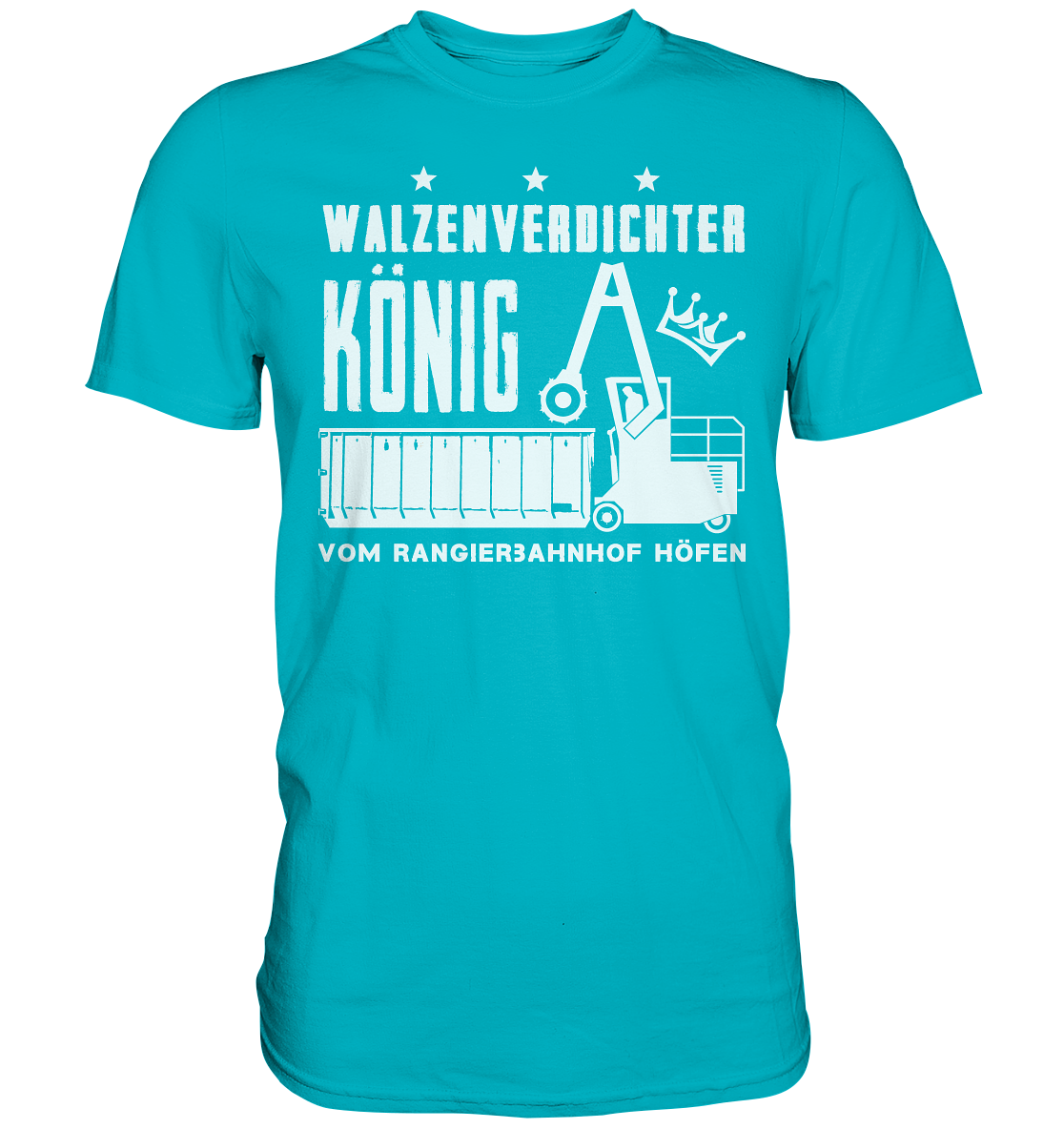 Walzenverdichter-König - Premium Shirt