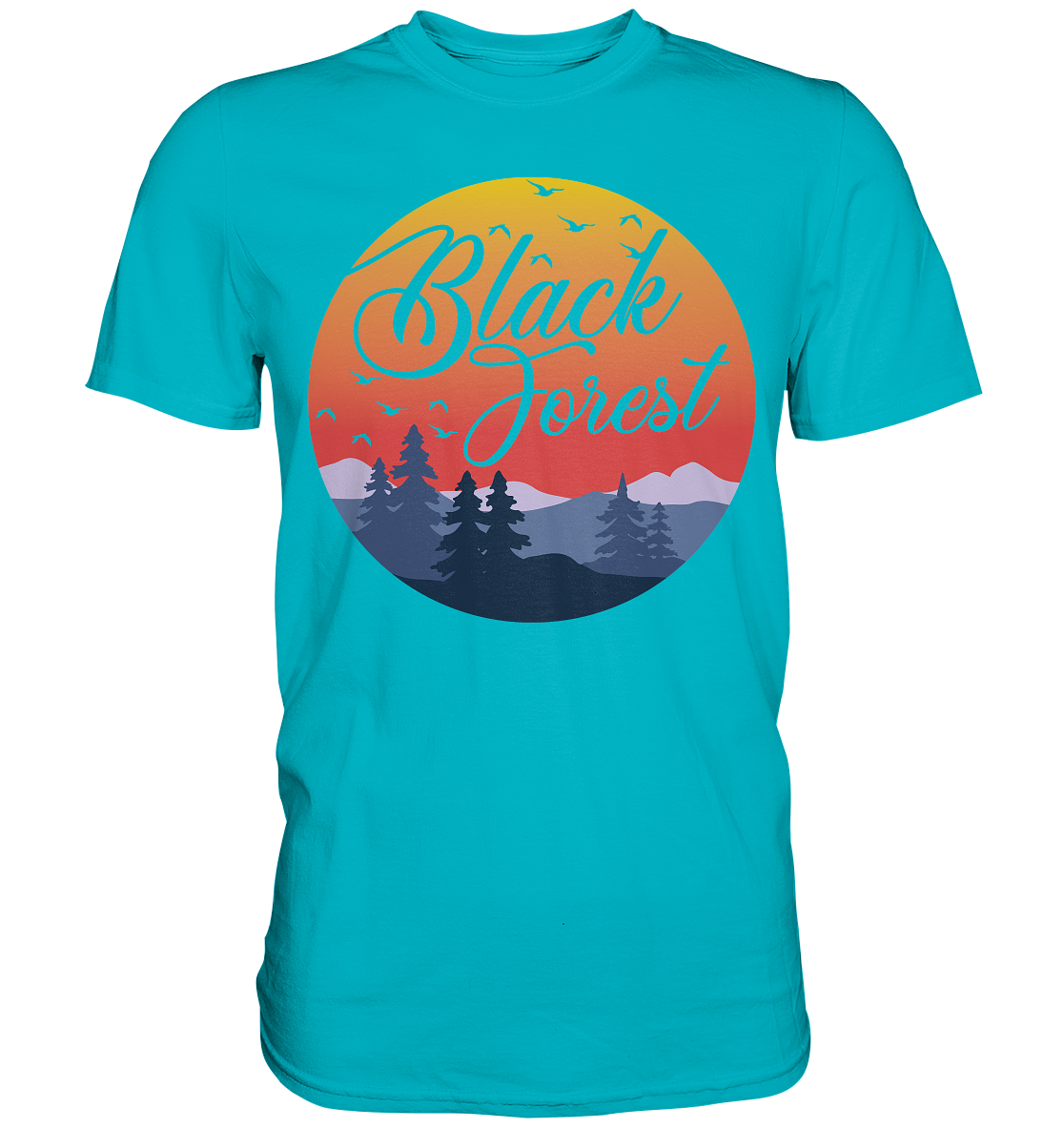Black Forest Sunset | Unisex Premium T-Shirt
