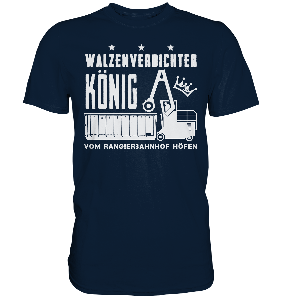 Walzenverdichter-König - Premium Shirt
