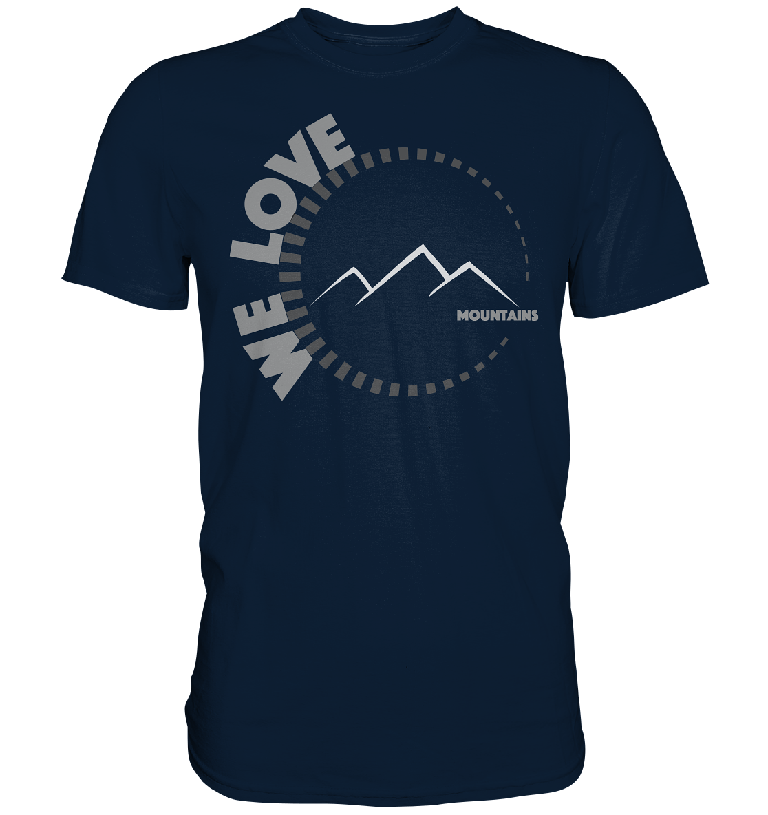 We Love Mountains V2 | Unisex Premium T-Shirt