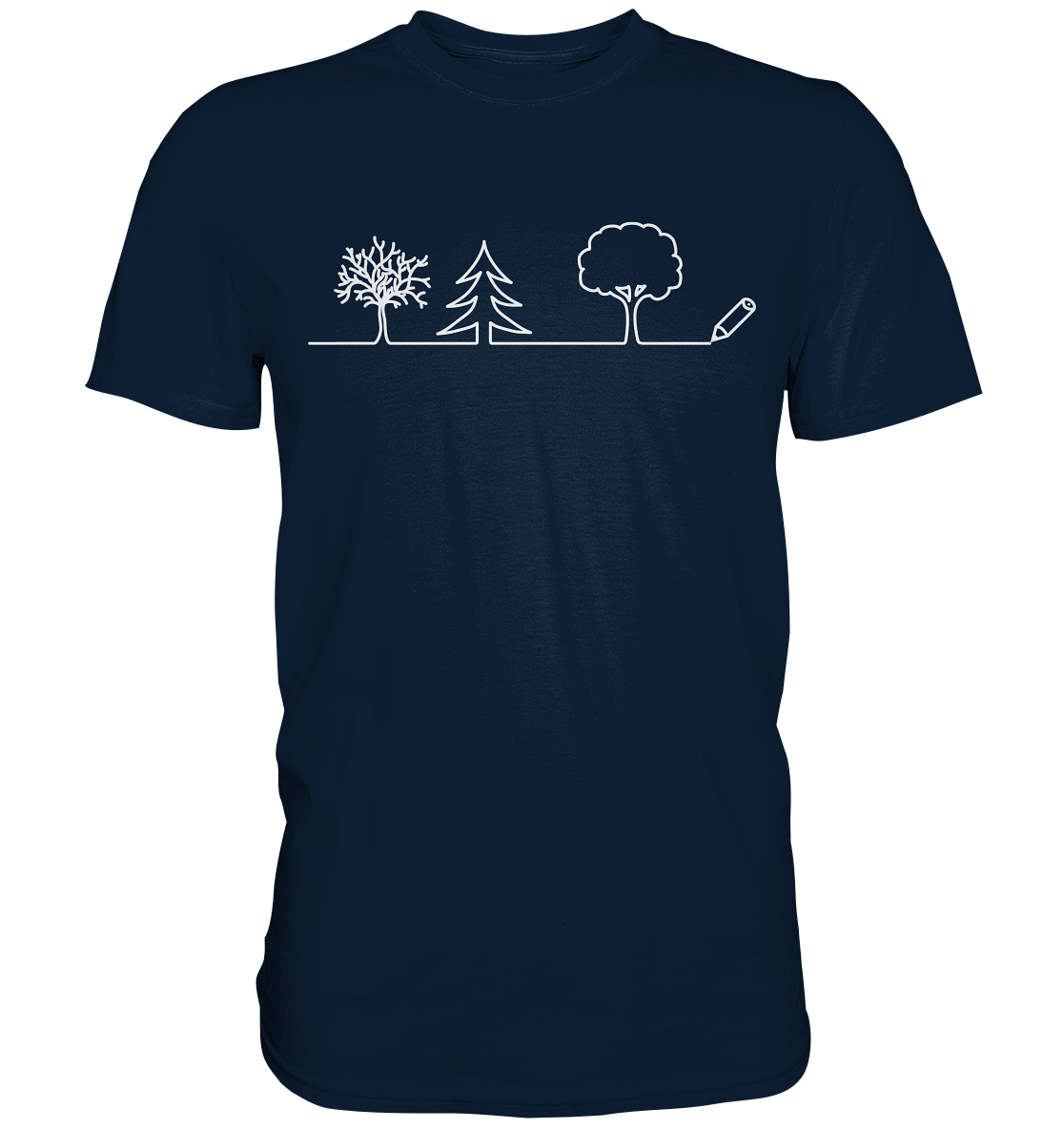 Bäume zeichnen | Organic T-Shirt