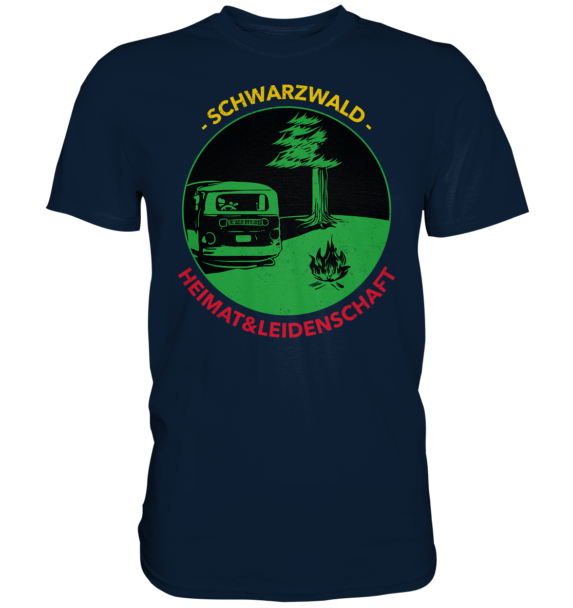 Schwarzwald Heimat Leidenschaft | Unisex Premium T-Shirt