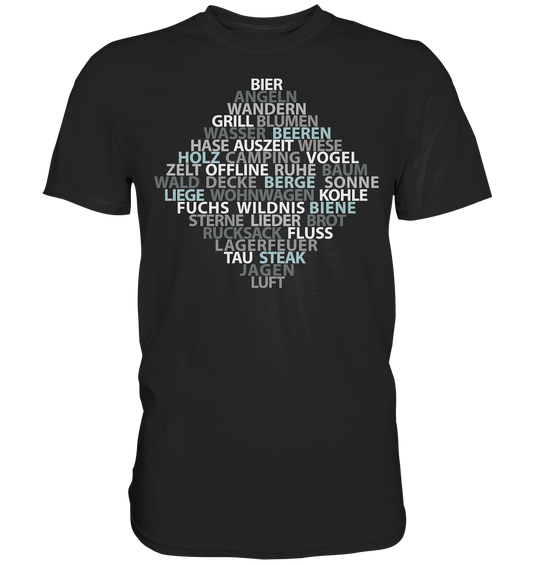 Wortsalat der Natur | Unisex Premium T-Shirt