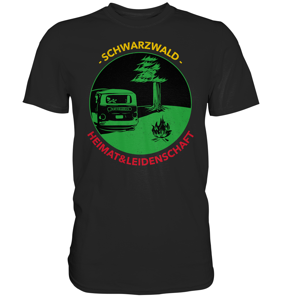Schwarzwald Heimat Leidenschaft | Unisex Premium T-Shirt