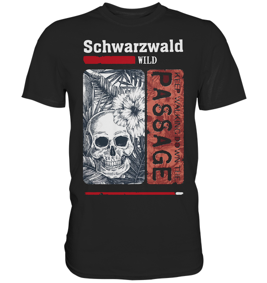 Schwarzwald Wild Passage Skull | Unisex Premium T-Shirt
