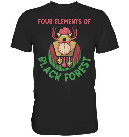 Four Elements Of Black Forest | Unisex Premium T-Shirt