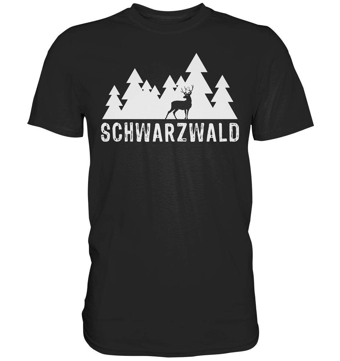 Schwarzwald Hirsch | Premium T-Shirt