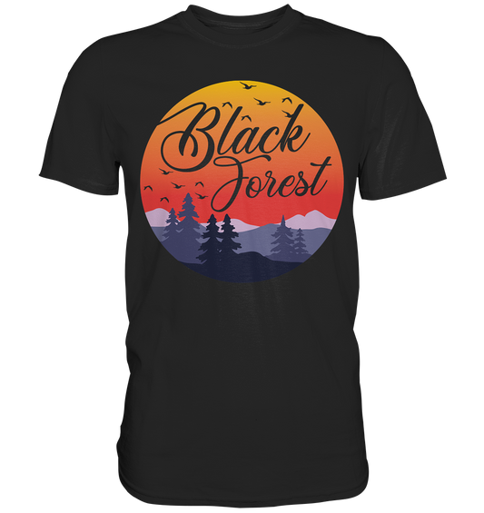 Black Forest Sunset | Unisex Premium T-Shirt