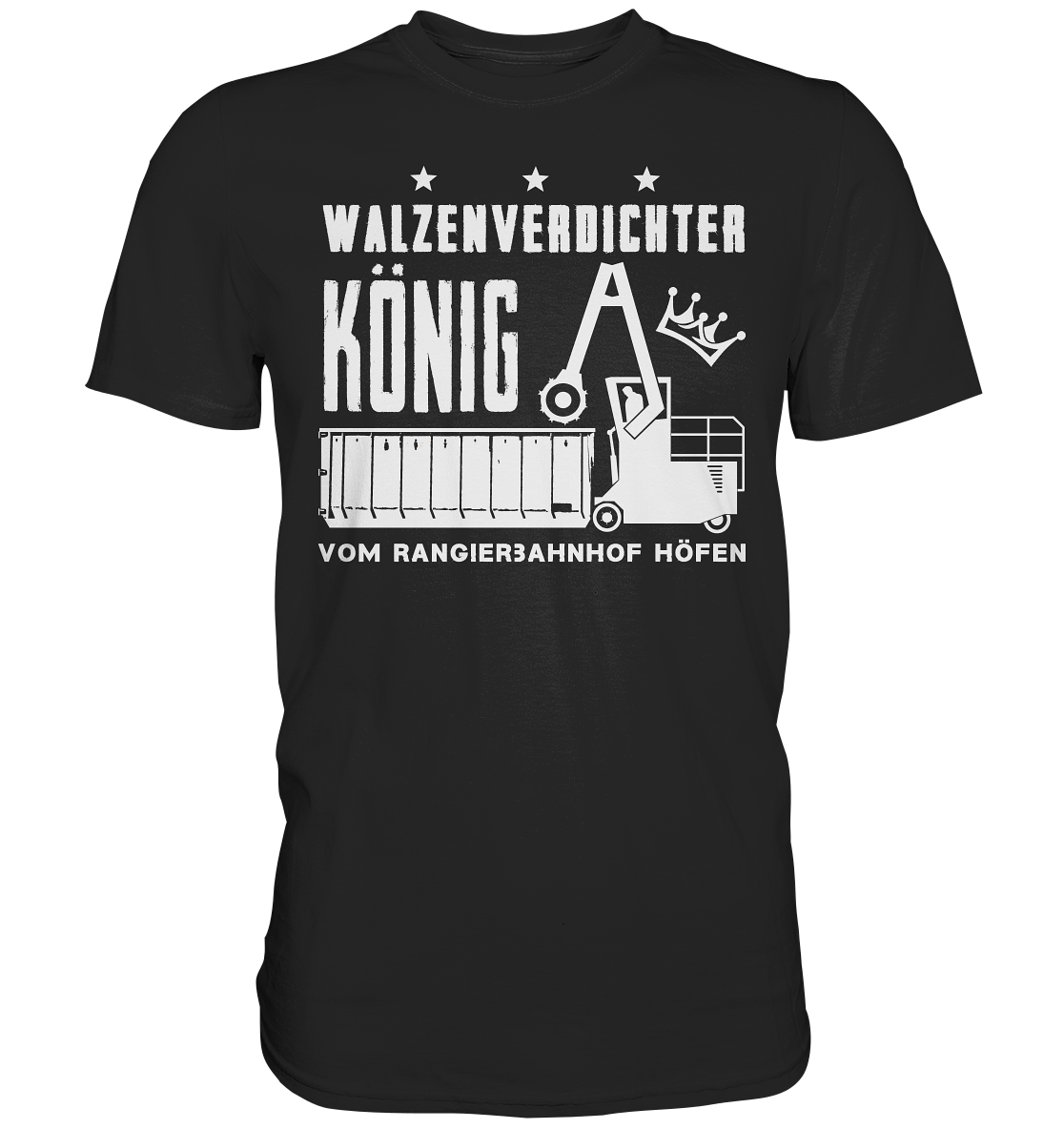 Walzenverdichter-König - Premium Shirt