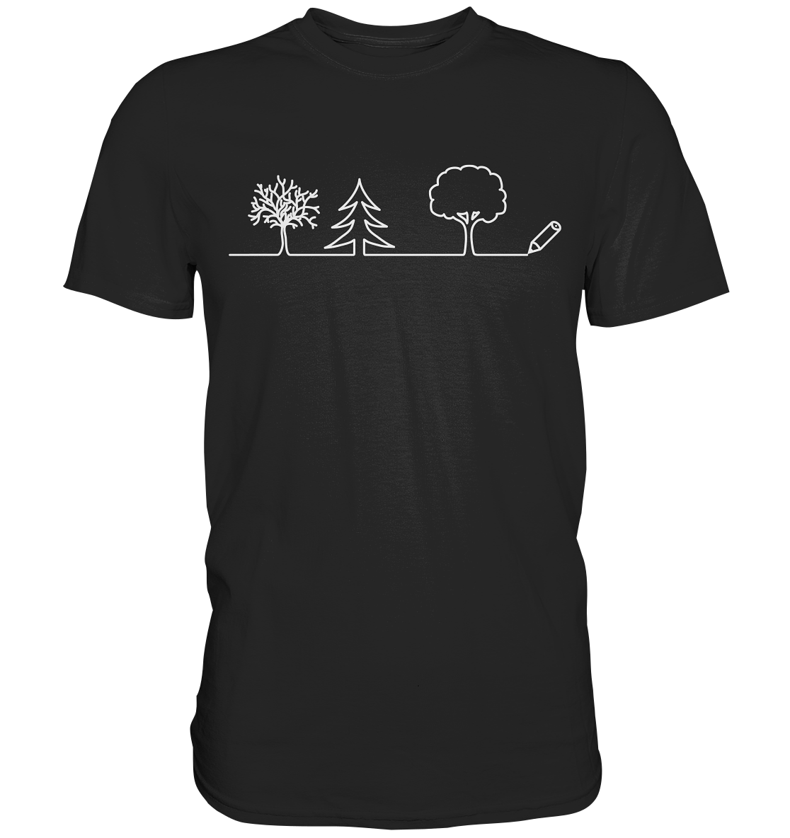 Bäume zeichnen | Organic T-Shirt