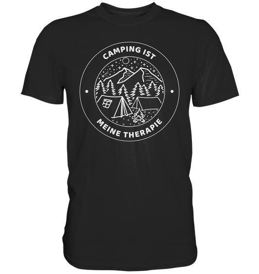 Camping ist meine Therapie | Organic T-Shirt