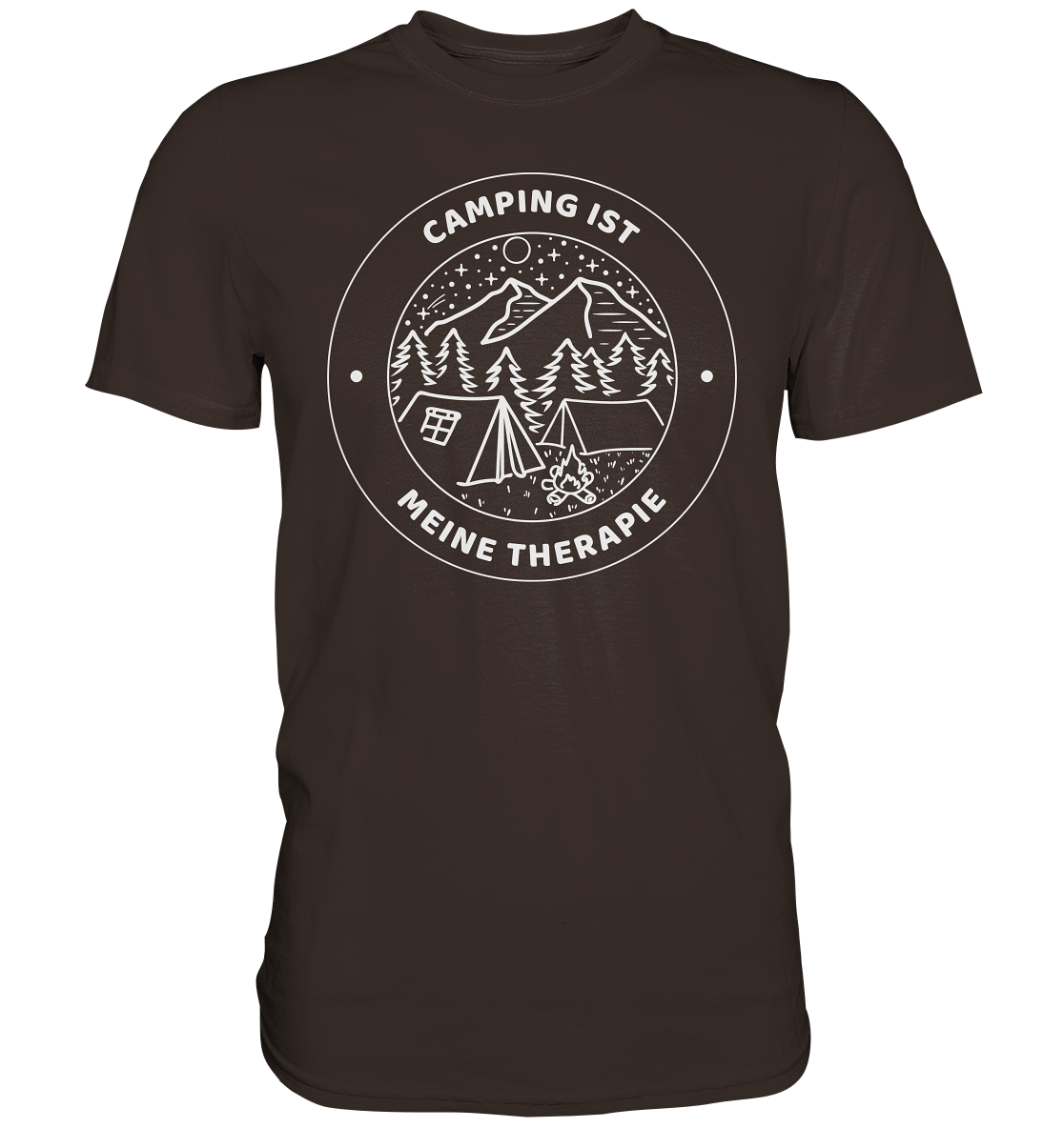 Camping ist meine Therapie | Organic T-Shirt