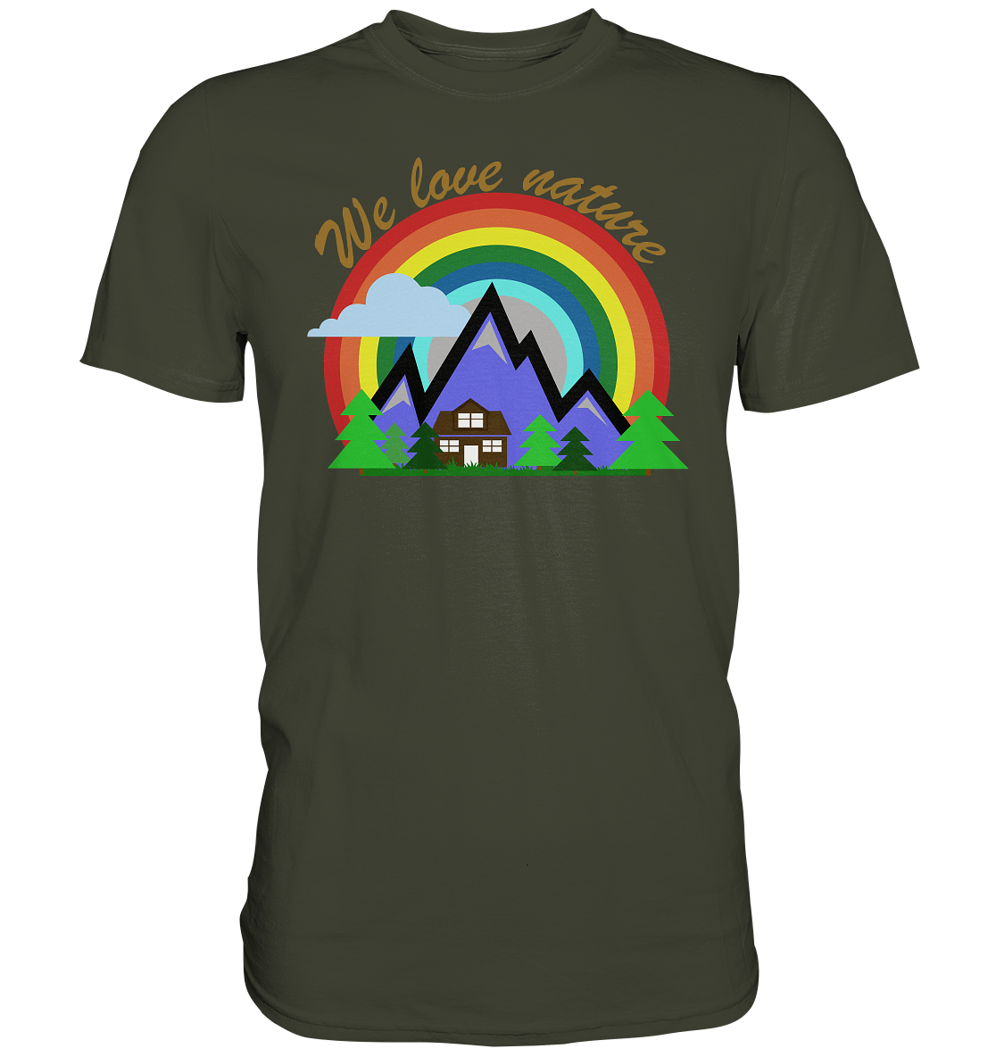 We Love Nature | Unisex Premium T-Shirt