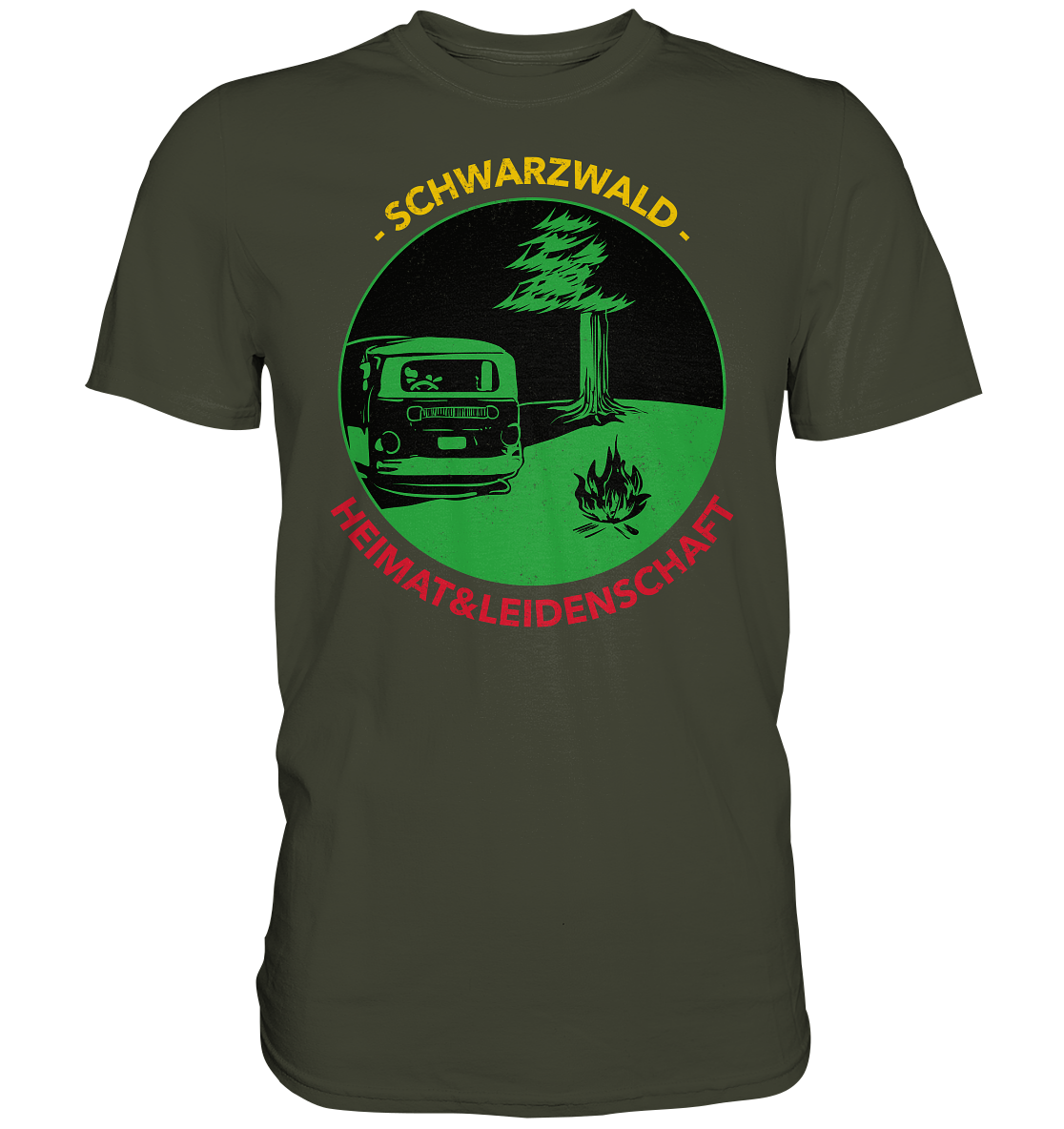 Schwarzwald Heimat Leidenschaft | Unisex Premium T-Shirt