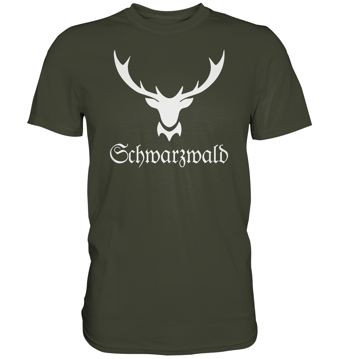 Schwarzwald Hirschgeweih | Bio T-Shirt