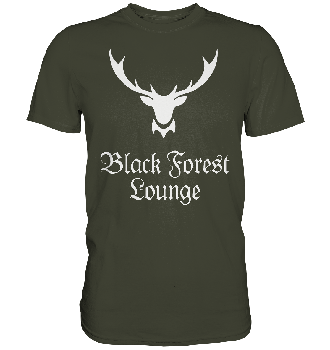 Black Forest Lounge Hirschgeweih | Unisex Premium T-Shirt
