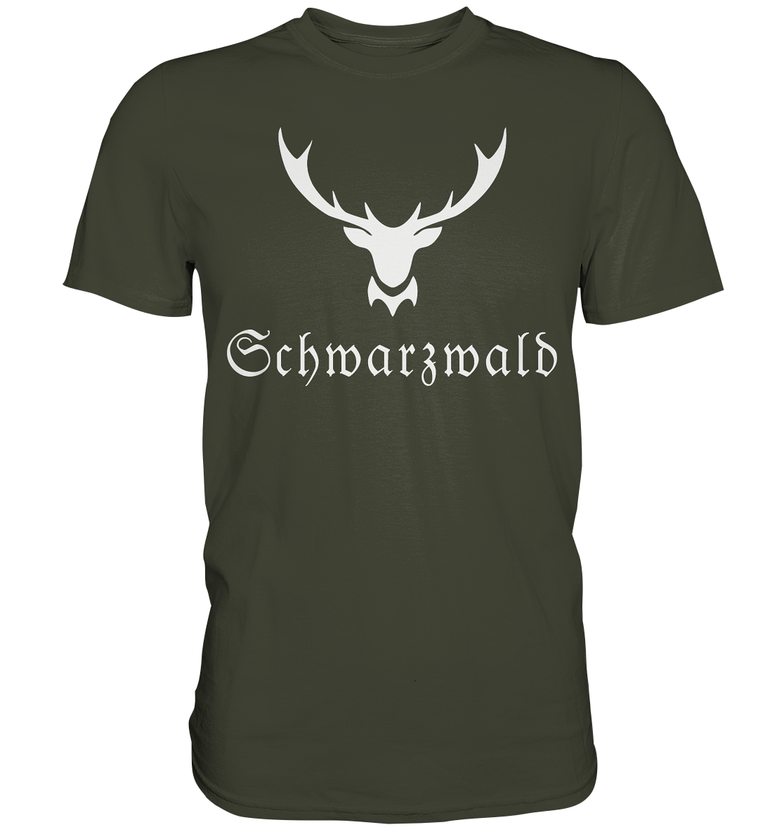 Schwarzwald Hirschgeweih | Premium T-Shirt