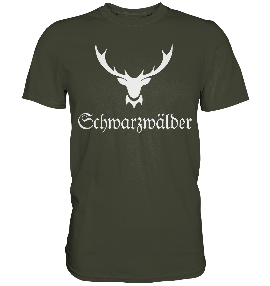 Schwarzwälder Hirschgeweih | Organic T-Shirt