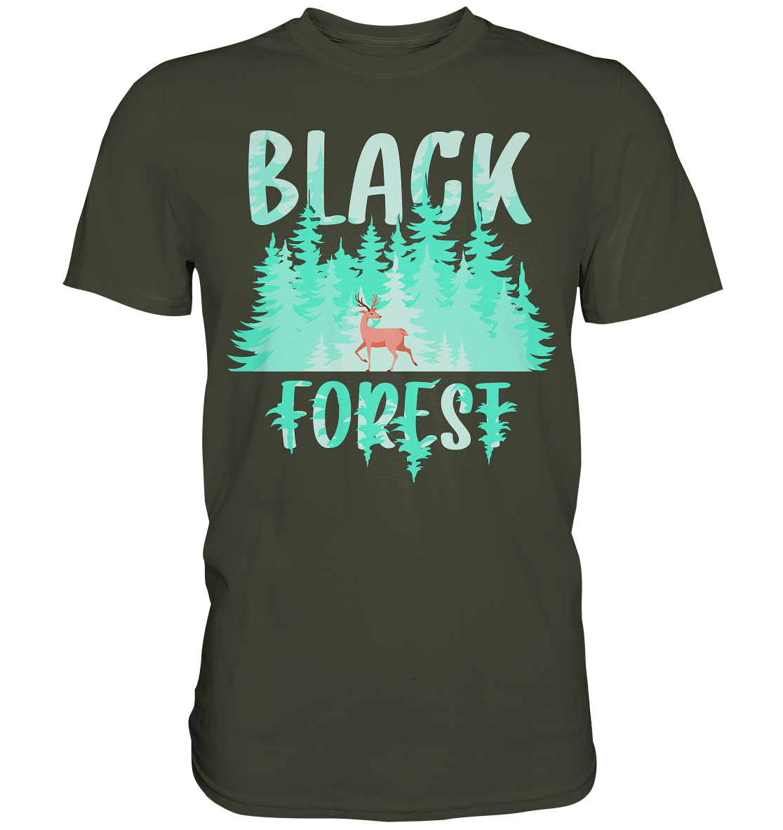 Black In The Forest | Unisex Premium T-Shirt