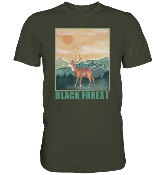 Black Forest Hirsch | Unisex Premium T-Shirt