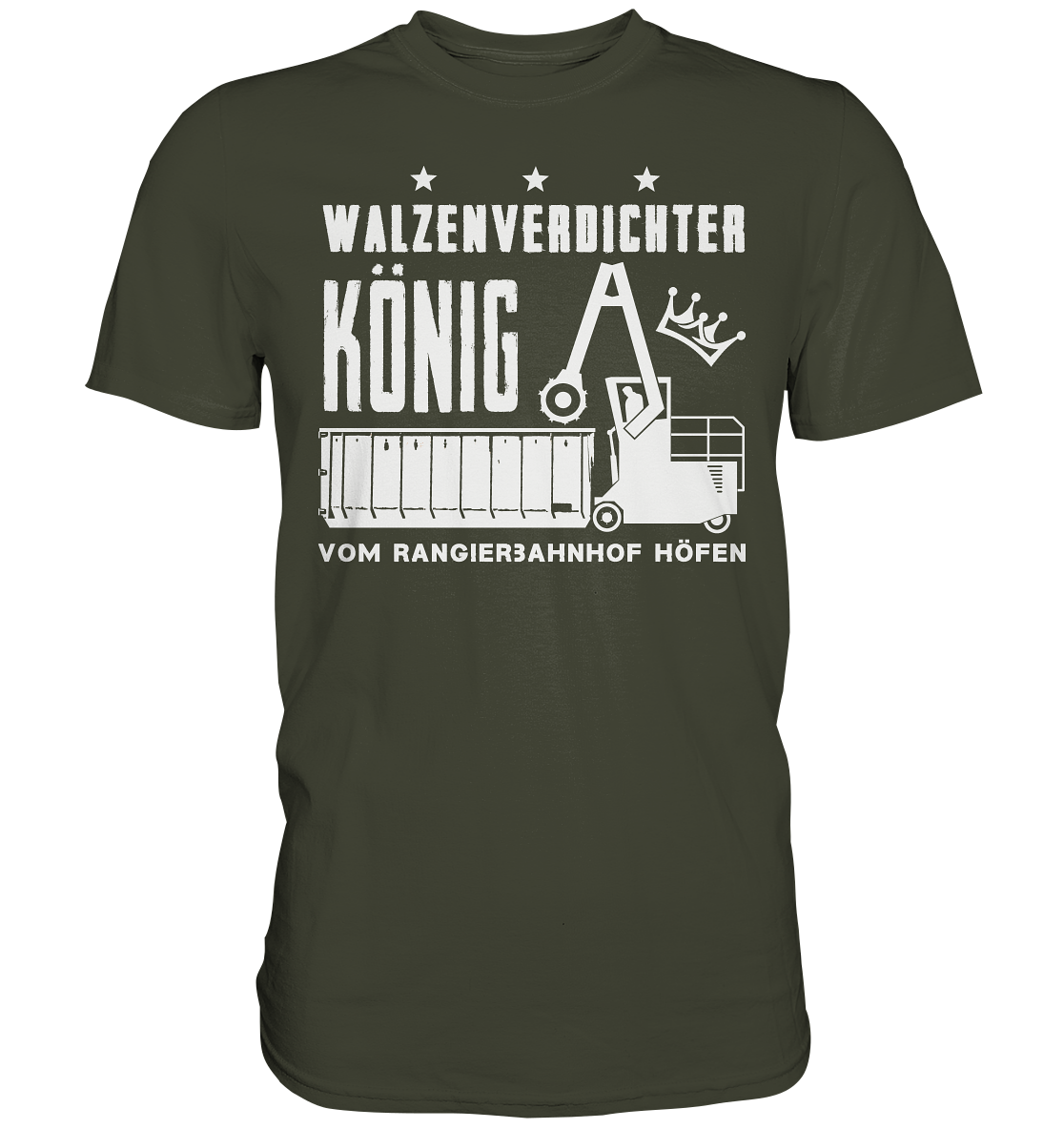 Walzenverdichter-König - Premium Shirt