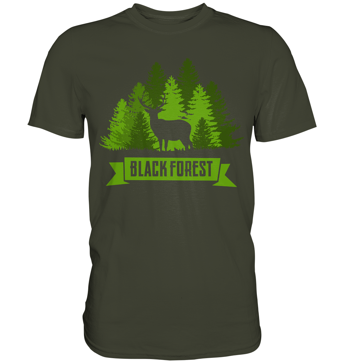 Black Forest Hirsch & Wald | Organic T-Shirt