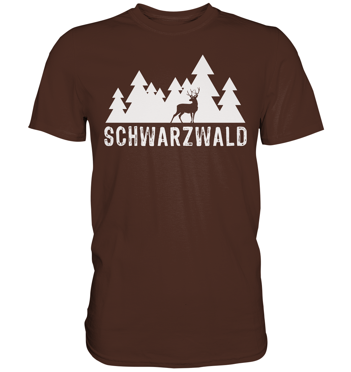 Schwarzwald Hirsch | Premium T-Shirt