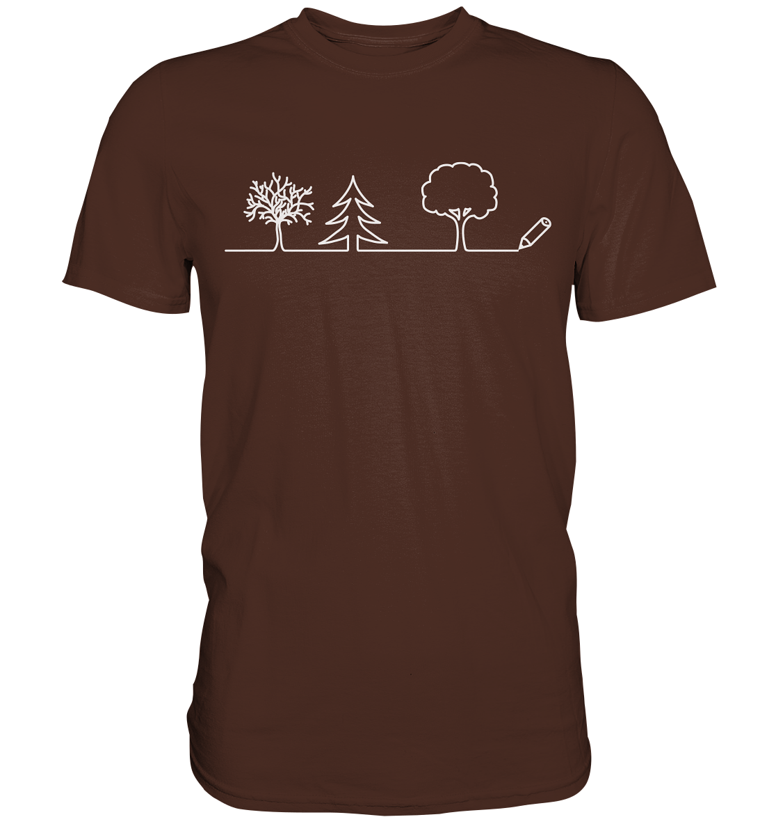 Bäume zeichnen | Organic T-Shirt