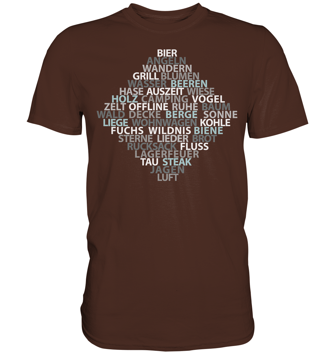 Wortsalat der Natur | Unisex Premium T-Shirt