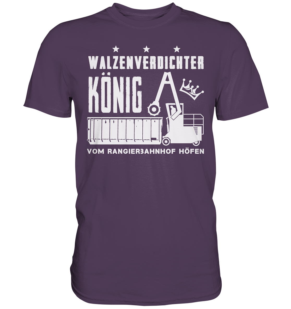 Walzenverdichter-König - Premium Shirt