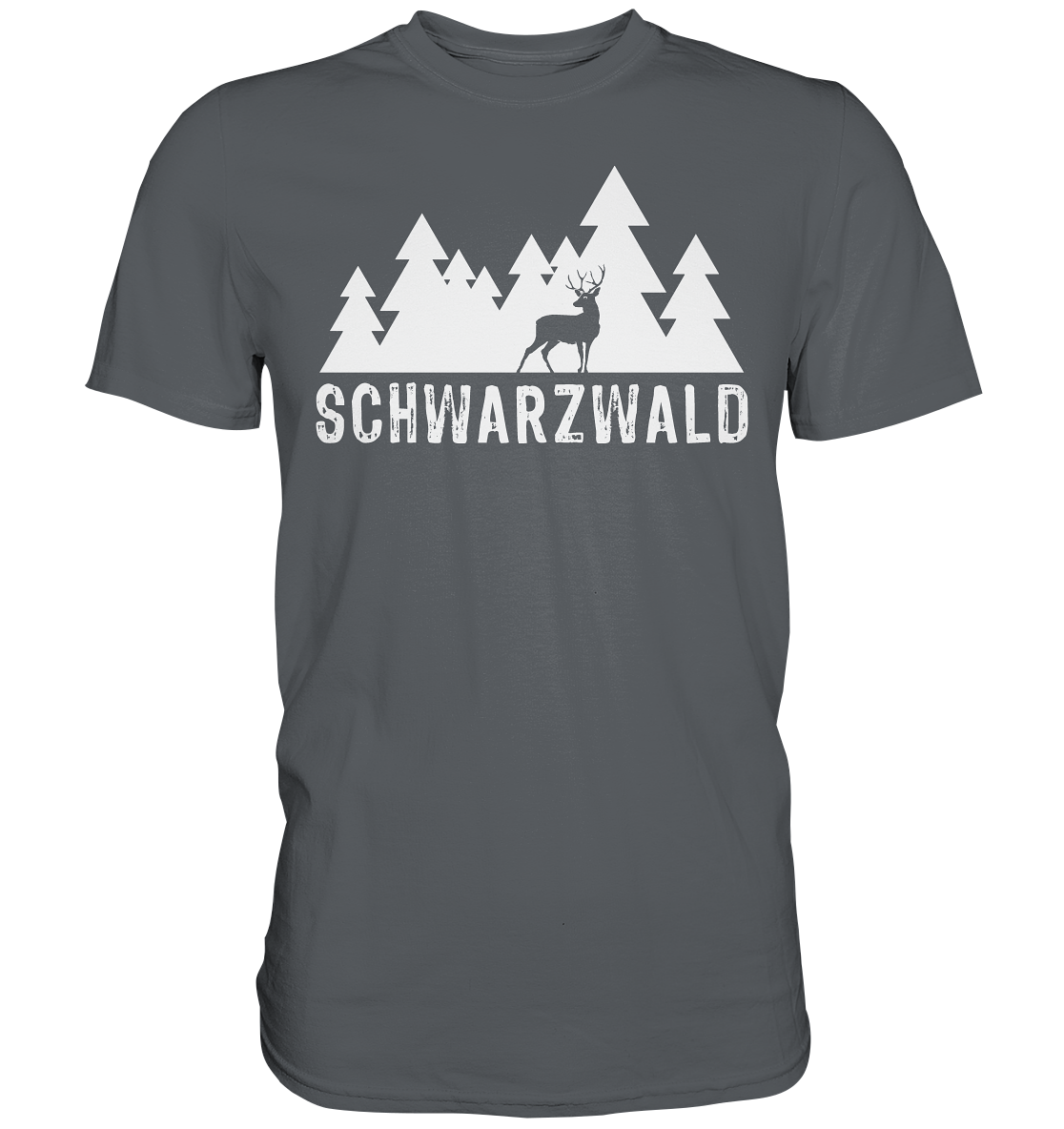 Schwarzwald Hirsch | Premium T-Shirt