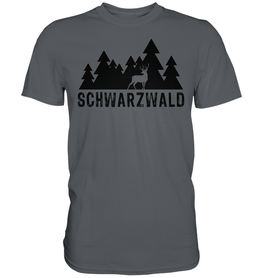 Schwarzwald Hirsch | Premium T-Shirt