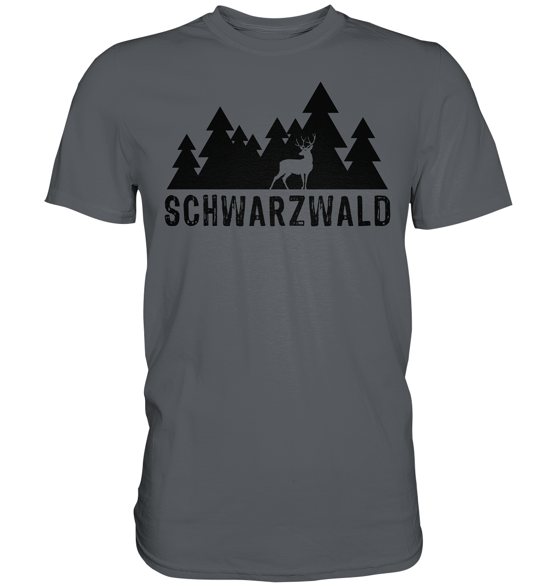 Schwarzwald Hirsch | Premium T-Shirt