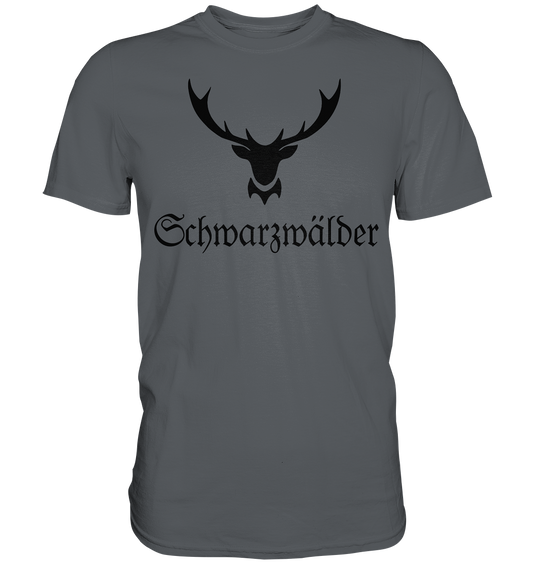 Schwarzwälder Hirschgeweih | Organic T-Shirt