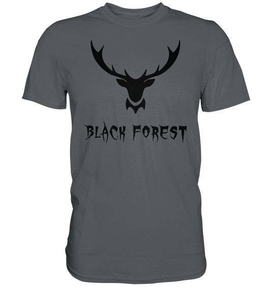 Black Forest Hirschgeweih Metal | Organic T-Shirt