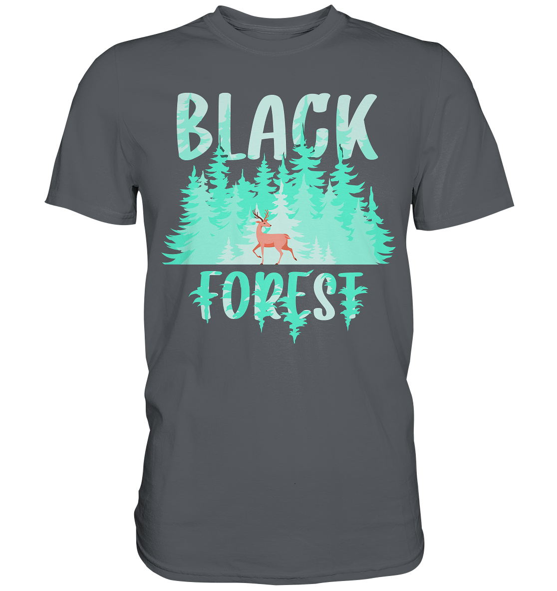 Black In The Forest | Unisex Premium T-Shirt