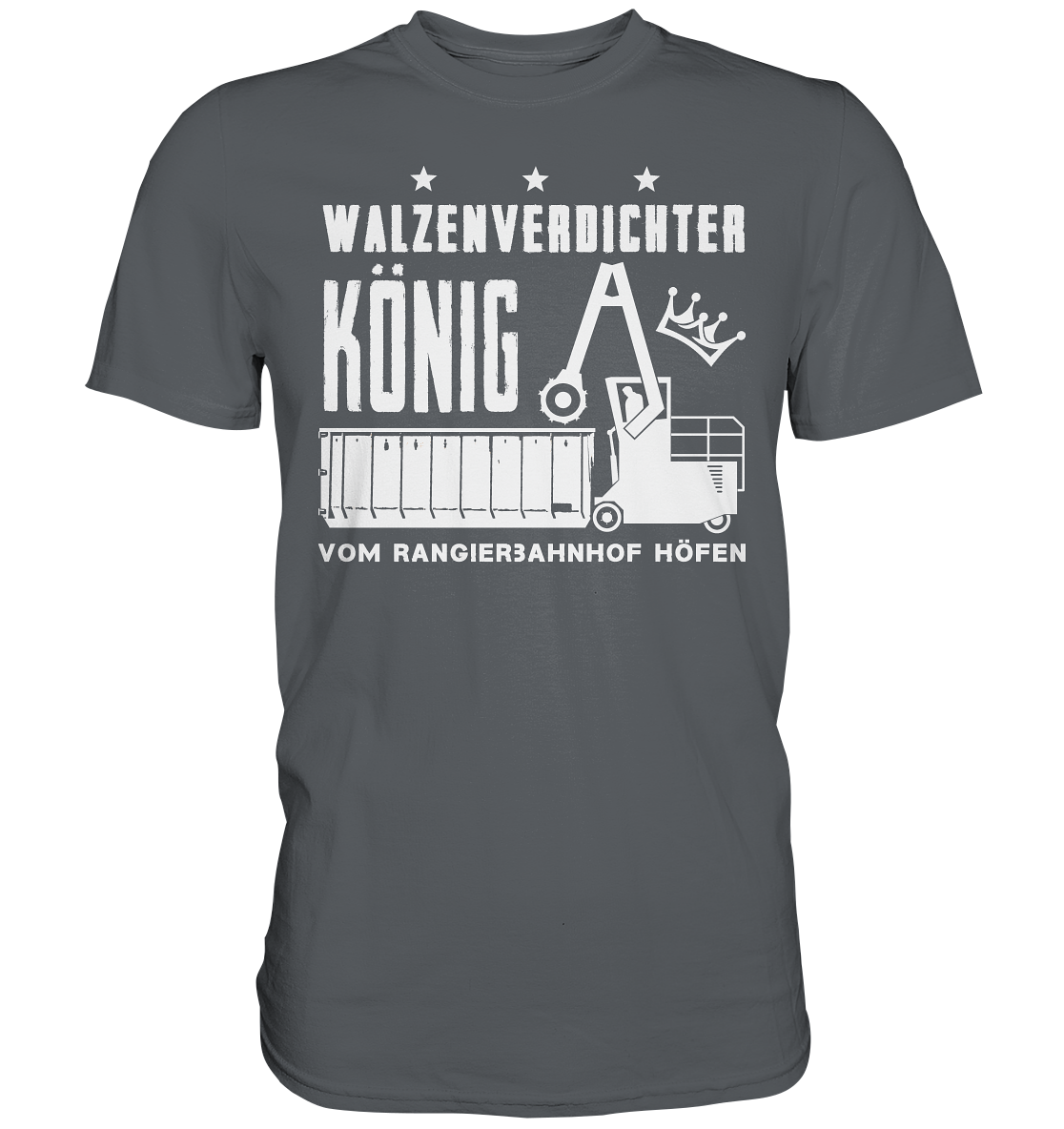 Walzenverdichter-König - Premium Shirt