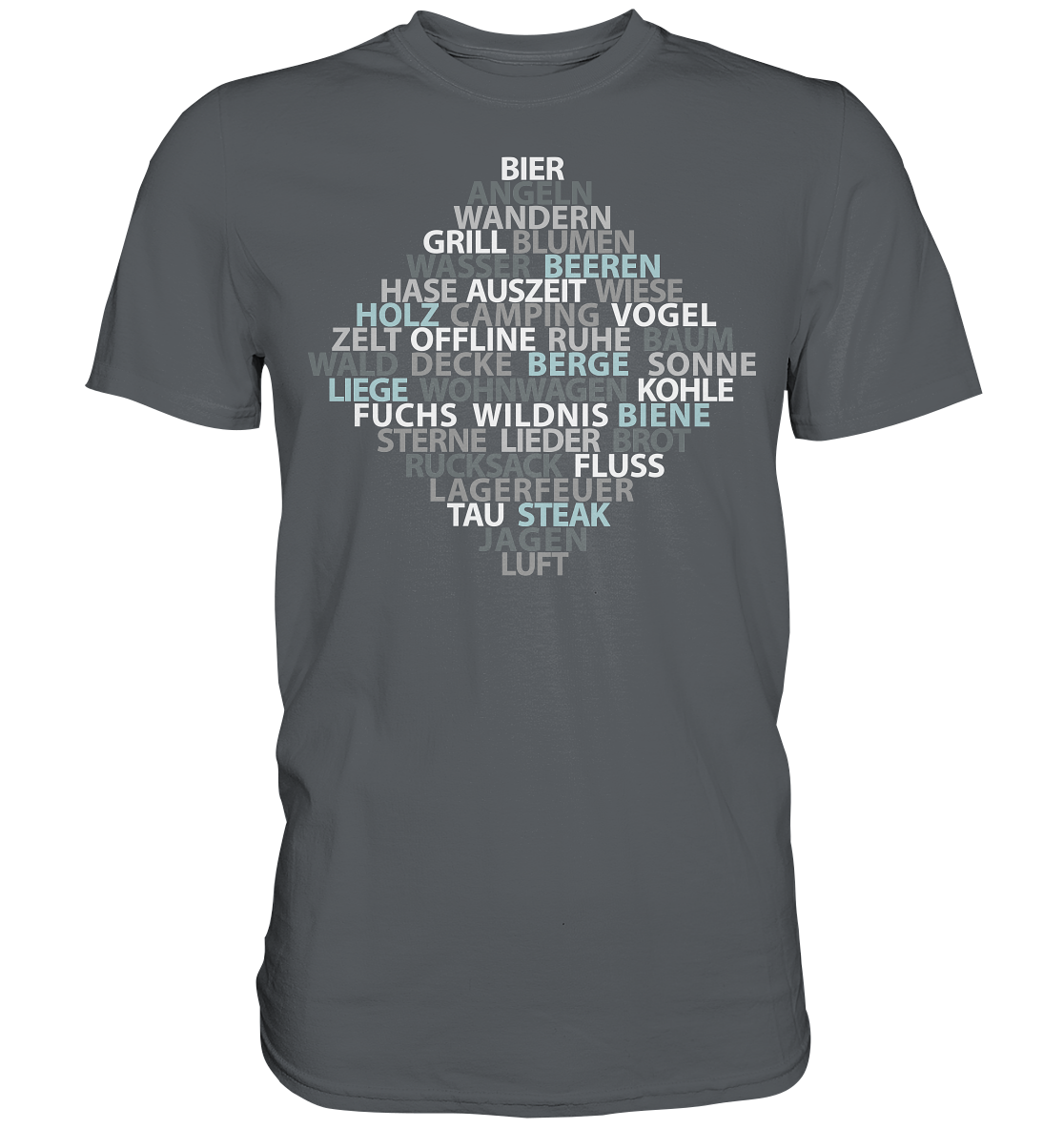 Wortsalat der Natur | Unisex Premium T-Shirt