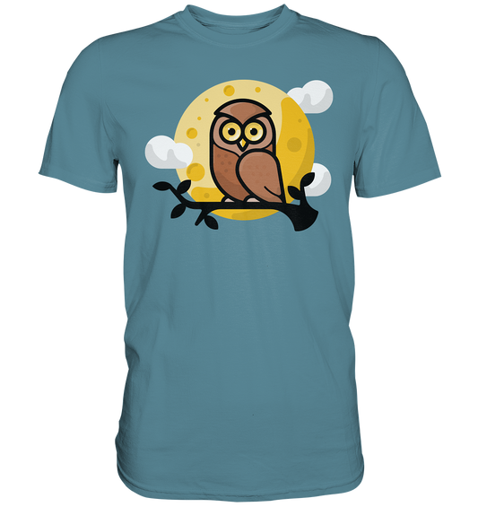 Eule der Nacht | Unisex Premium T-Shirt