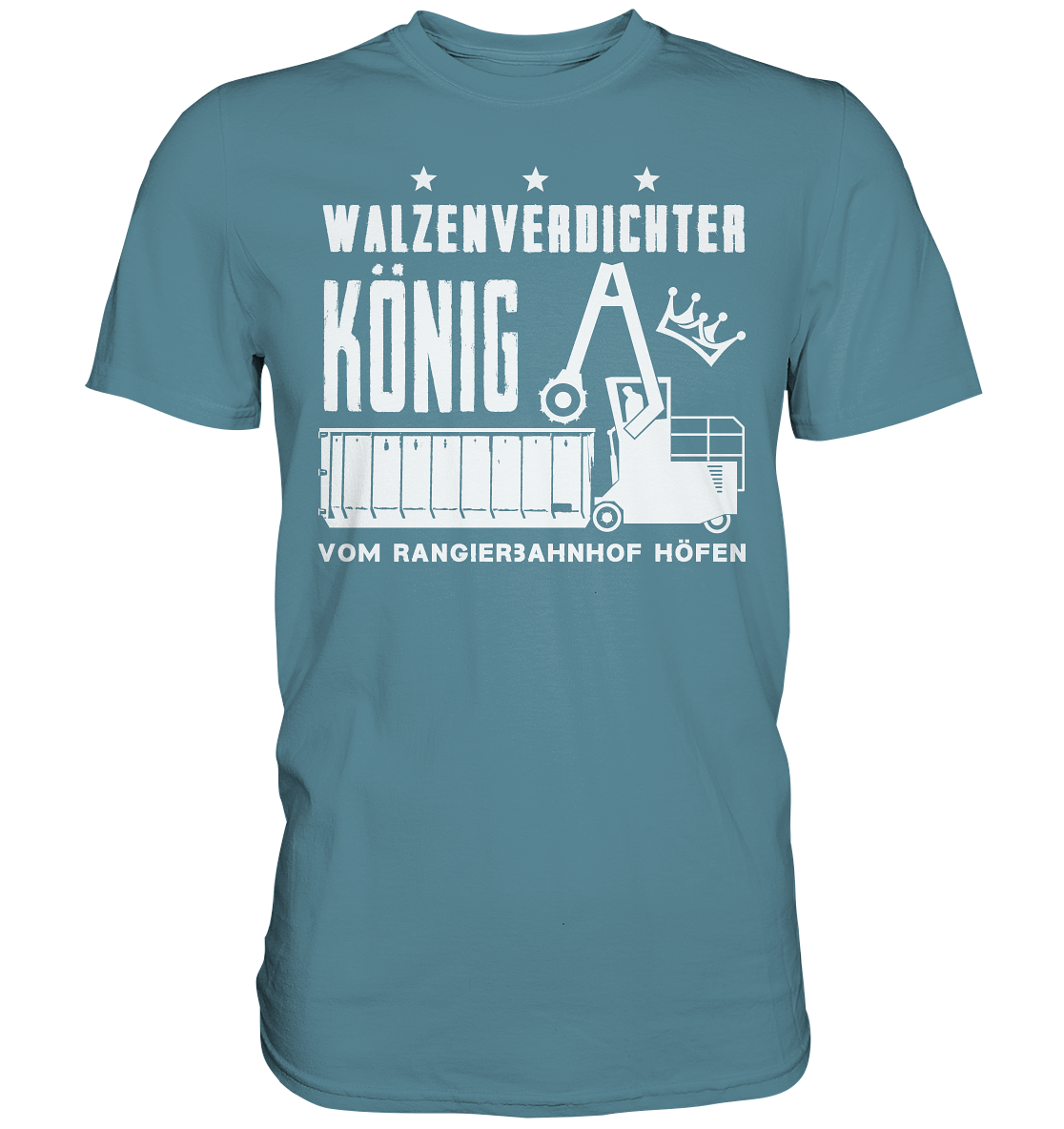 Walzenverdichter-König - Premium Shirt