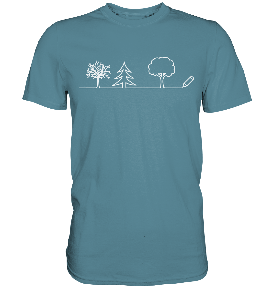 Bäume zeichnen | Organic T-Shirt