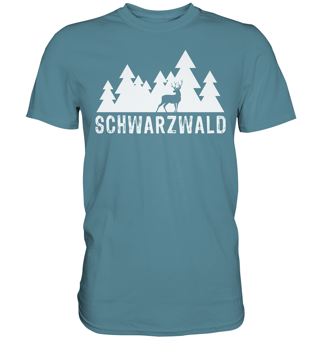 Schwarzwald Hirsch | Premium T-Shirt