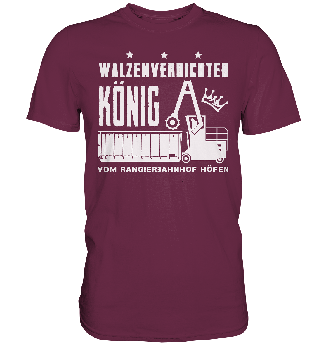 Walzenverdichter-König - Premium Shirt