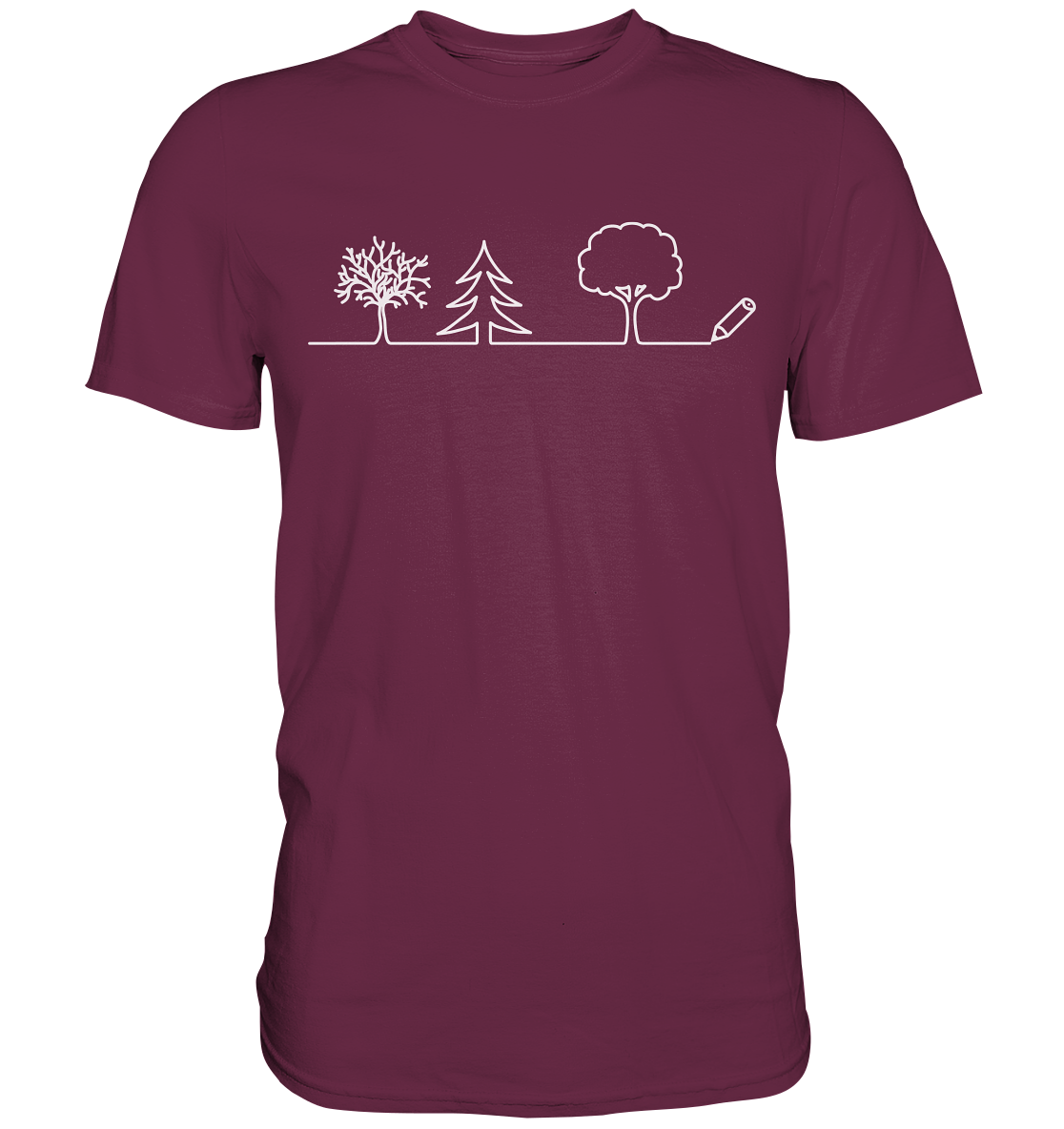 Bäume zeichnen | Organic T-Shirt