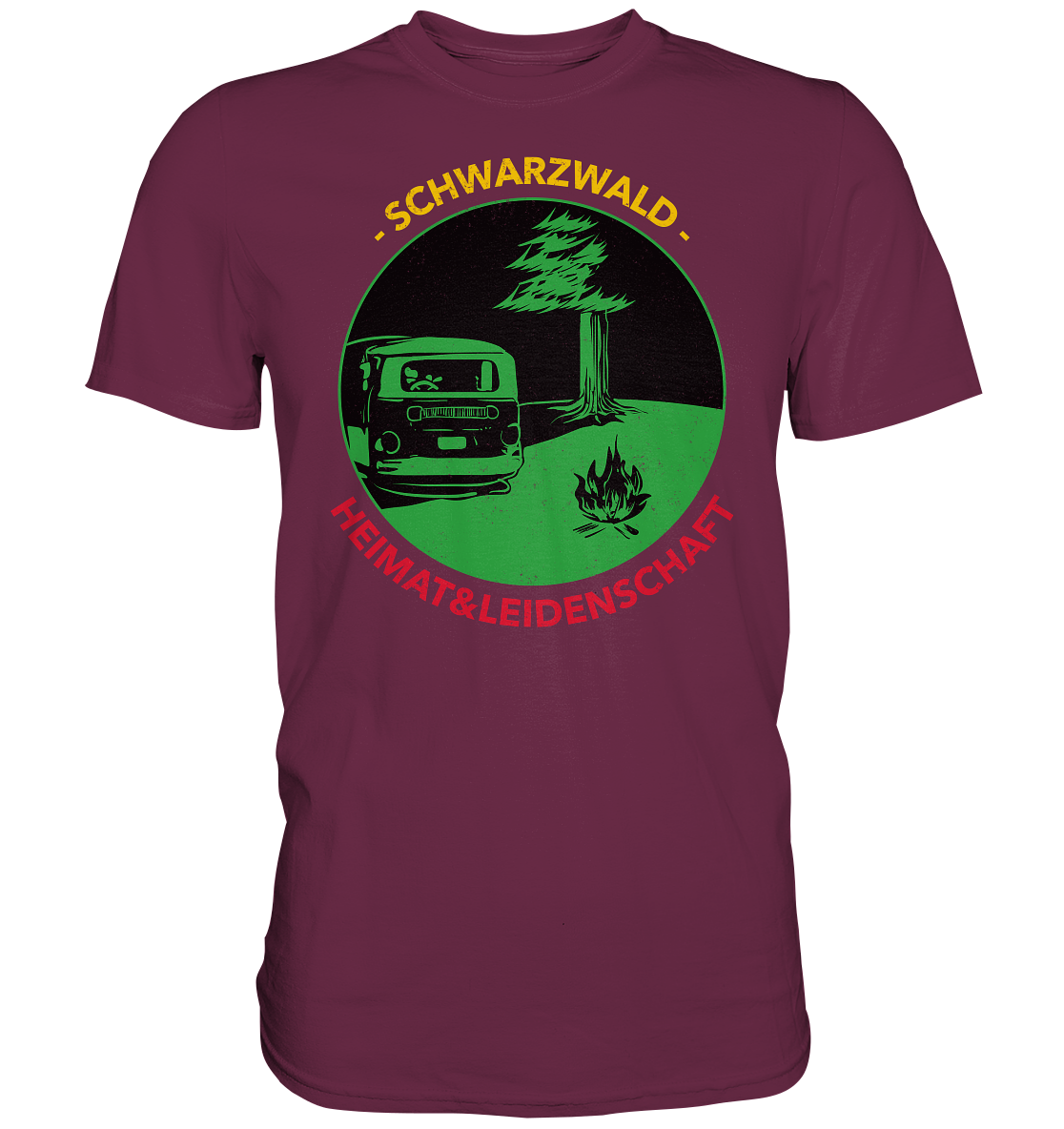 Schwarzwald Heimat Leidenschaft | Unisex Premium T-Shirt
